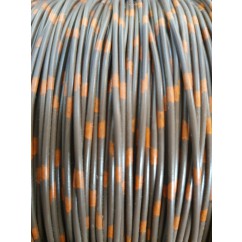 W22-013 WIRE. Brown and Orange.