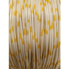 W22-094 WIRE. White and Yellow.
