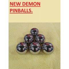 DEMON PINBALL. 1-1/16″ Highly Polished Chrome Steel Standard Pinball(1 Ball)