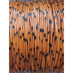 W22-030 WIRE. Orange and Black.