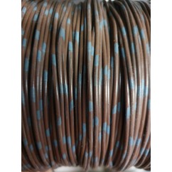 WIRE. 22G Brown and Grey.