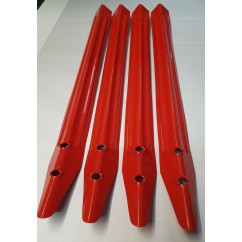 Williams/Bally Equivalent PSPA RED powder coated Pinball Legs - Set of 4