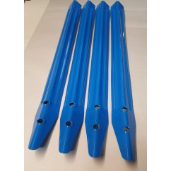 Williams/Bally Equivalent PSPA BLUE powder coated Pinball Legs - Set of 4