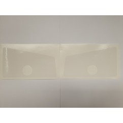 PinGuard Mylar Flipper Button Wear Protector CLEAR (Set of 2)(One side slightly Damaged)