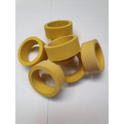 ECONOMY 1" mini flipper rubber Yellow