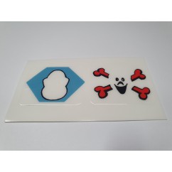 REFACING SPINNING TARGET DECAL BUCCANEER / SHIP AHOY ect.