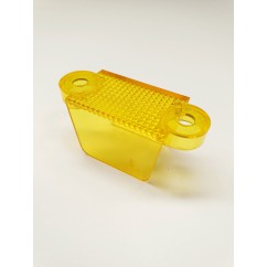 1-1/4" Translucent Double Sided Lane Guide - YELLOW (May have Mouldings marks)