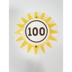 Pop bumper cap (“Yellow” SUN 100 “Black” CIRCLE)