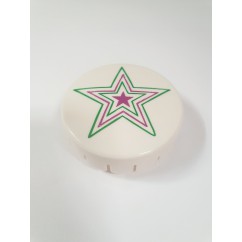 Gottlieb BUMPER CAP - Green outer, Purple inner Star A15200G