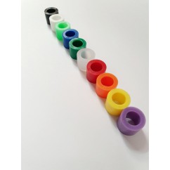 DEMON SILICONE post sleeve BLACK 3/8 inch ID X 1/2 inch Tall.