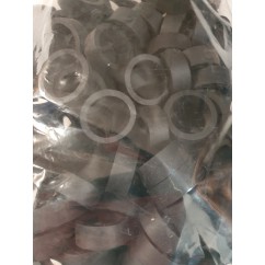 ECONOMY 1" Mini BLACK Flipper Rubber 200 PACK Aprox.