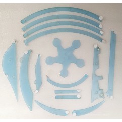 CIRQUS VOLTAIRE (Bally) Backbox clear plastics set.