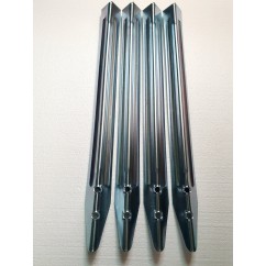 Williams/Bally Equivalent PSPA Steel Pinball Legs - Set of 4  (ZINC FINISH)