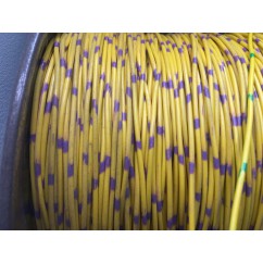 wire 22 g  yellow and purple