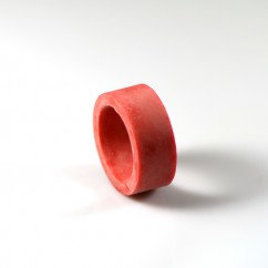 1" Mini RED Flipper Rubber