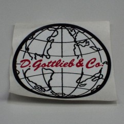 Gottlieb Coin Door Decal   A-17050A