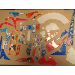 Funhouse playfield plastic set 