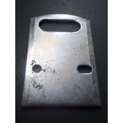 Plate cash box lock