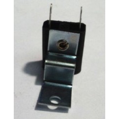 Miniature Wedge Base 2-Lead Socket With Front Mounting Bracket 