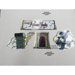 THE ADDAMS FAMILY TOPPER CLOUD DECALS