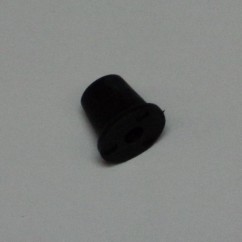 tapered rubber bumper 3/4" - black