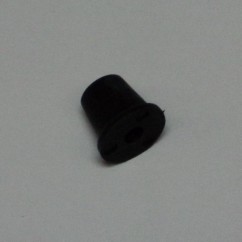 Bell shape tapered rubber bumper 3/4" - black