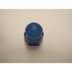 6-32 Acorn Nut, Natural Nylon blue 