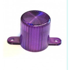 Plastic Light Dome (Screw Tab) - Purple 