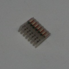 7 R CONNECTOR IDC mt/thru  22/.100