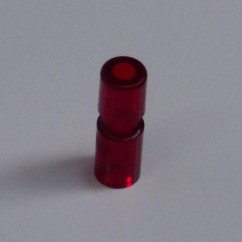 Post 1-1/4" Narrow Plastic Post - RED