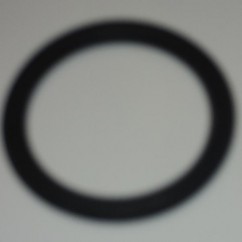 1-1/2" Premium Black Rubber Ring