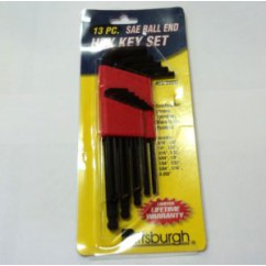 SAE Hex Key Set - 13 Pieces