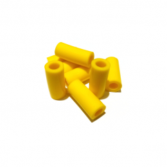 1-1/16" Yellow Rubber Post Sleeve Premium.