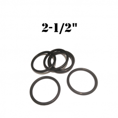 2-1/2" Premium Black Rubber Ring
