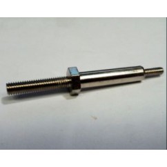 2-1/2" Tall Metal Post With Threaded Base 