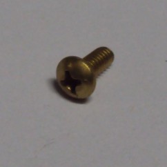 Machine Screw 8-32 x 1/2" Phillip Brass