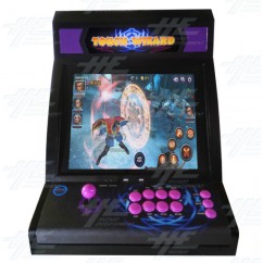 ARCOODA Touch Wizard Desktop (Joystick Model - Purple and Blue Version)