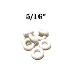 Premium 5/16"  White  Bumper Post Rings 