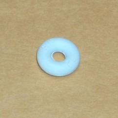 3/16" White  Bumper Post Rings 