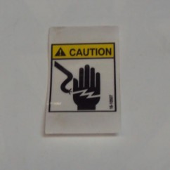 label ramp caution decal