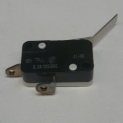 Microswitch with blade snap action switch