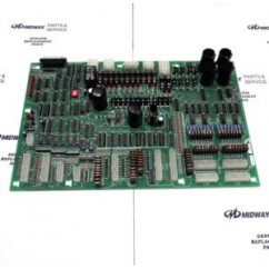 PINBALL 2000 POWER DRIVER BOARD 