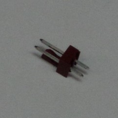 2h str sq pin .100 solid tab connector