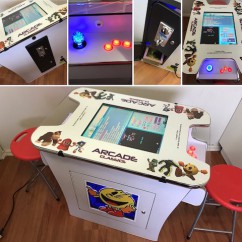 NEW ARCADE COCKTAIL MACHINE 516 IN 1 GAMES WHITE EDITION