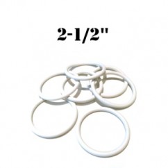 Premium 2-1/2" White Rubber Ring