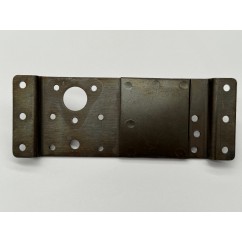 Left side flipper mounting plate for Gottlieb pinball machine flipper units.