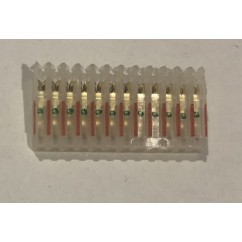 12 R CONNECTOR IDC mt/thru  22/.100