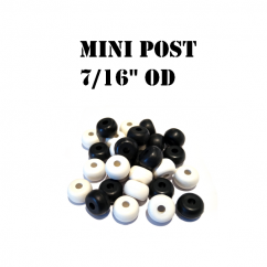 Premium 7/16" OD white minipost rubber 27/64