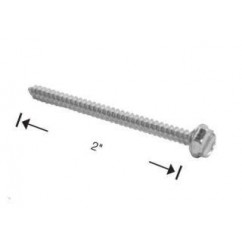 SHEET METAL SCREW #6 X 2" SL-HWH