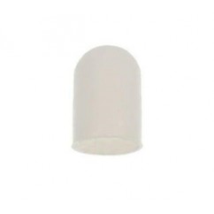 Silicone Bulb Cap condom White